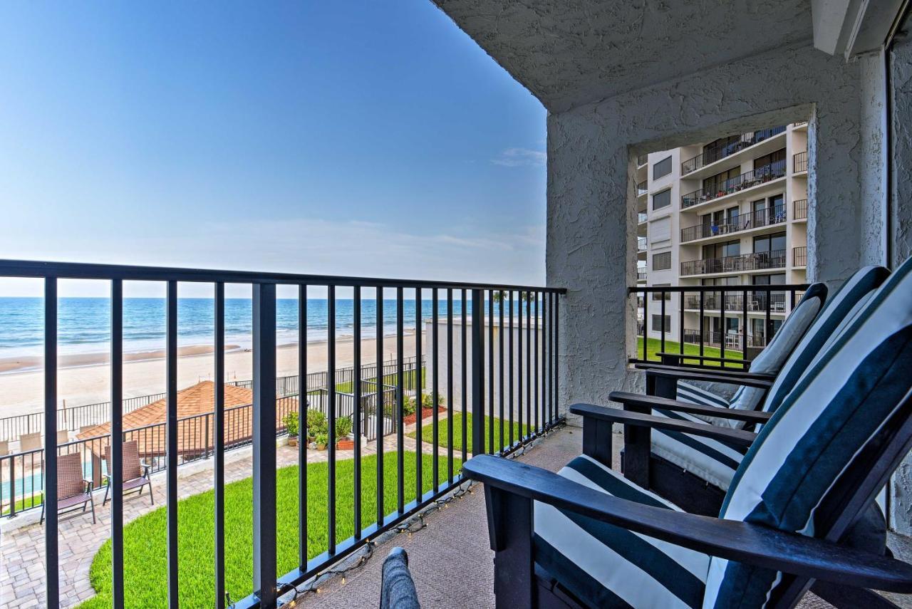 Oceanfront Daytona Beach Condo With View And Pool Daytona Beach Shores Exterior photo