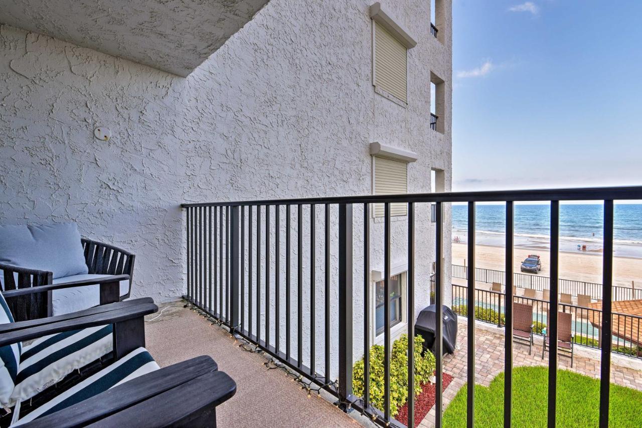 Oceanfront Daytona Beach Condo With View And Pool Daytona Beach Shores Exterior photo