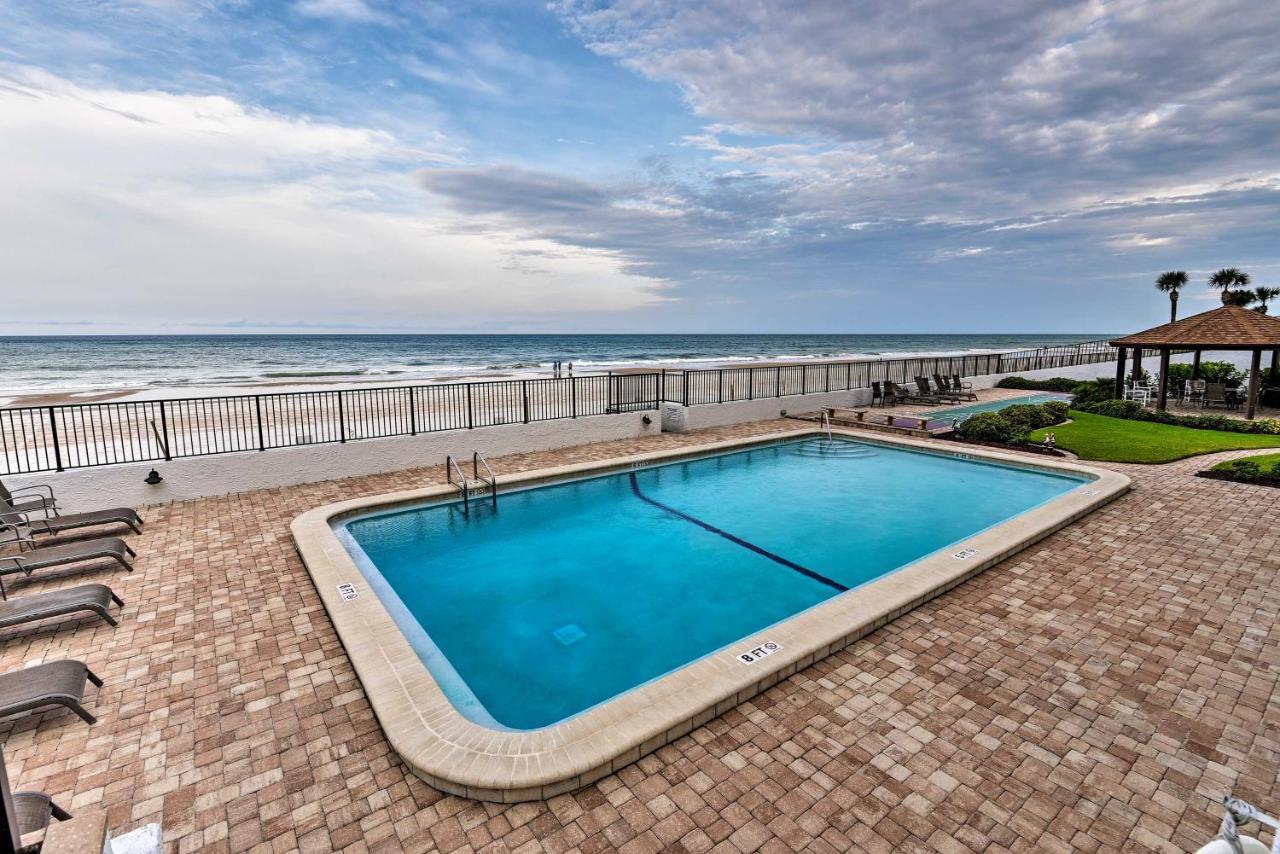 Oceanfront Daytona Beach Condo With View And Pool Daytona Beach Shores Exterior photo