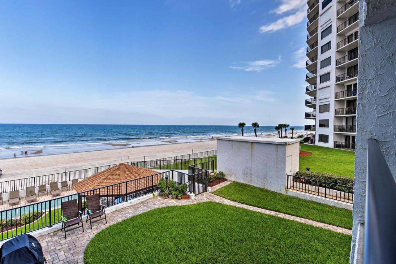 Oceanfront Daytona Beach Condo With View And Pool Daytona Beach Shores Exterior photo